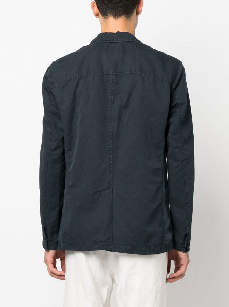 Blue Single-breasted Blazer