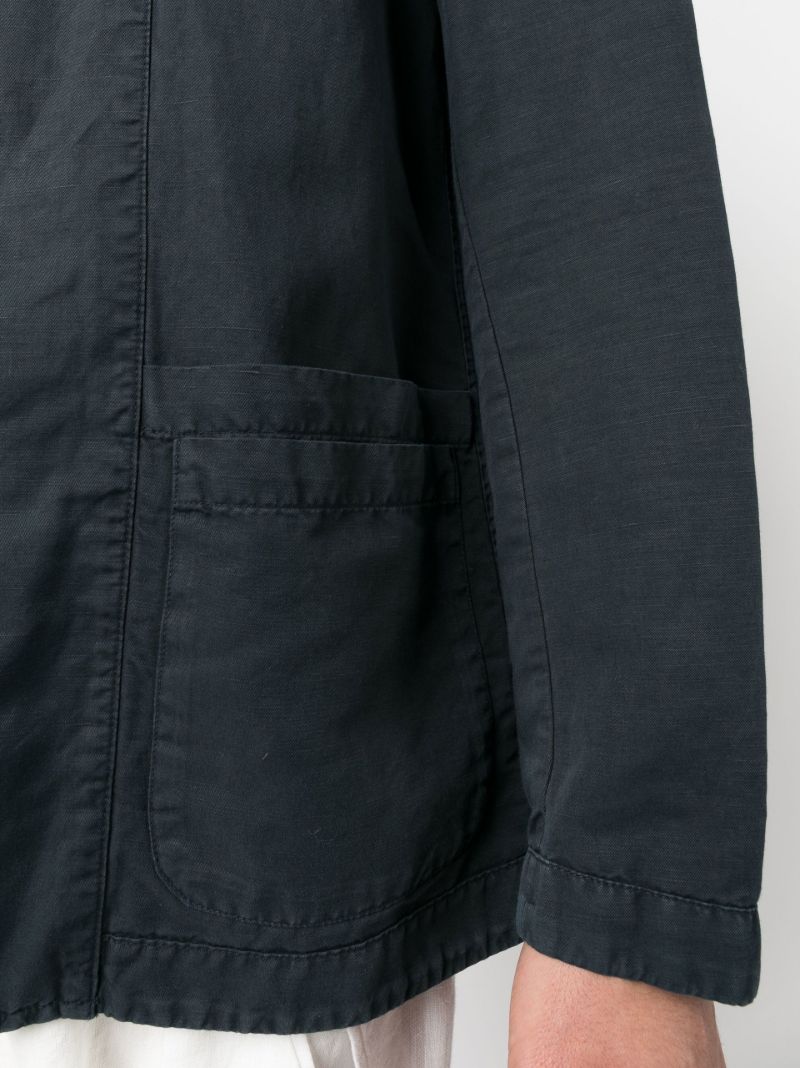 Blue Single-breasted Blazer