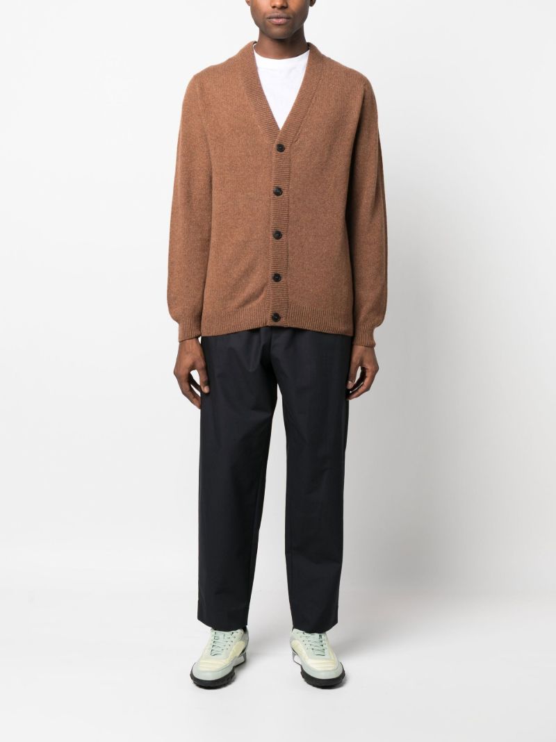 Brown Wool Cardigan