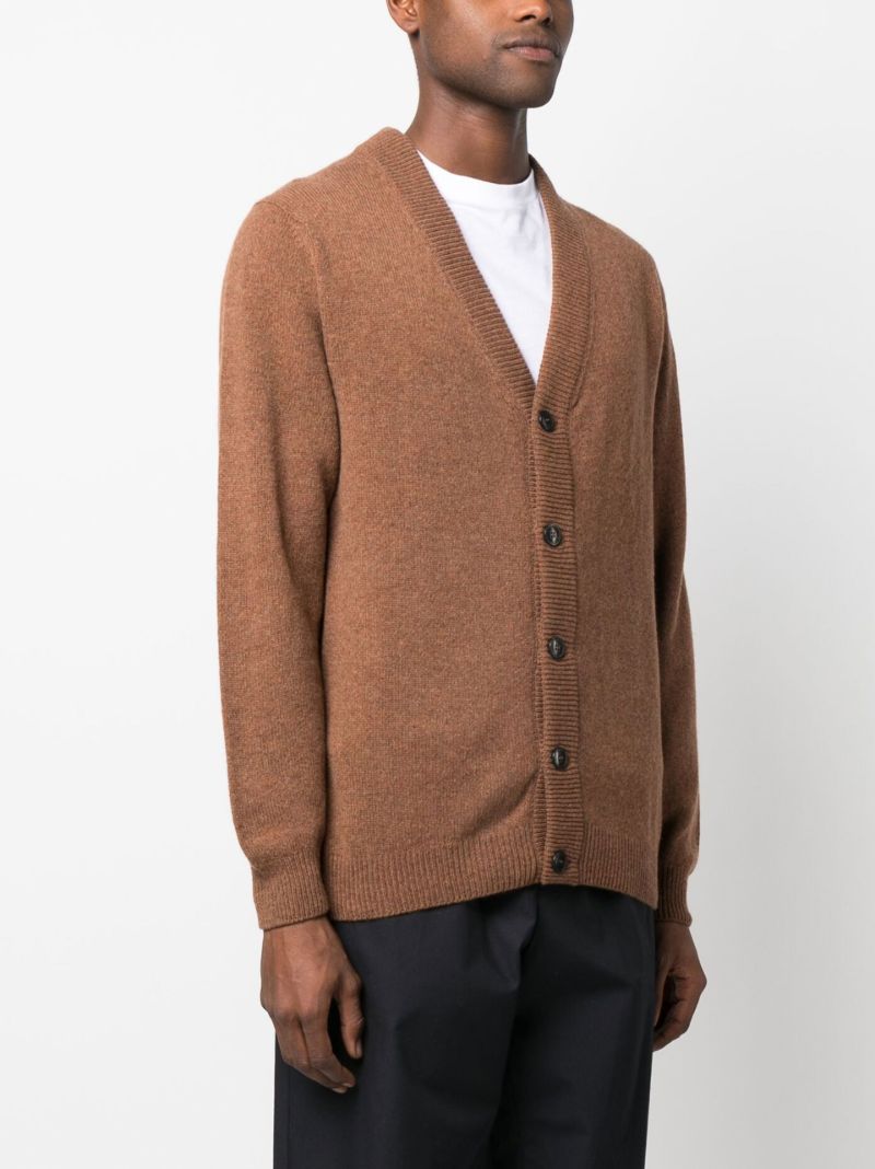 Brown Wool Cardigan