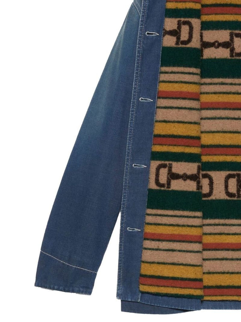 Blue Longline Denim Jacket