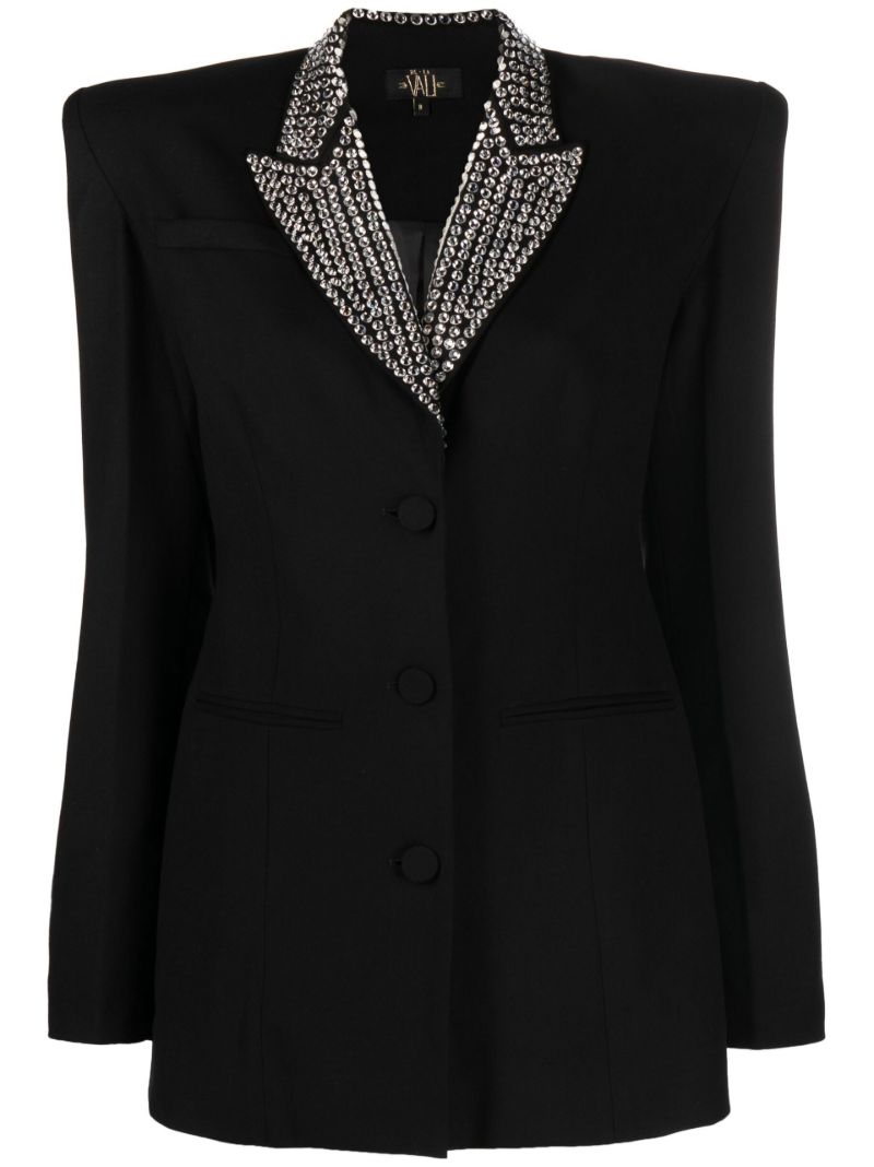 Black Elvis Crystal Blazer