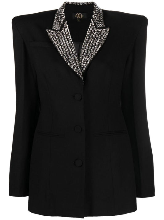 Black Elvis Crystal Blazer