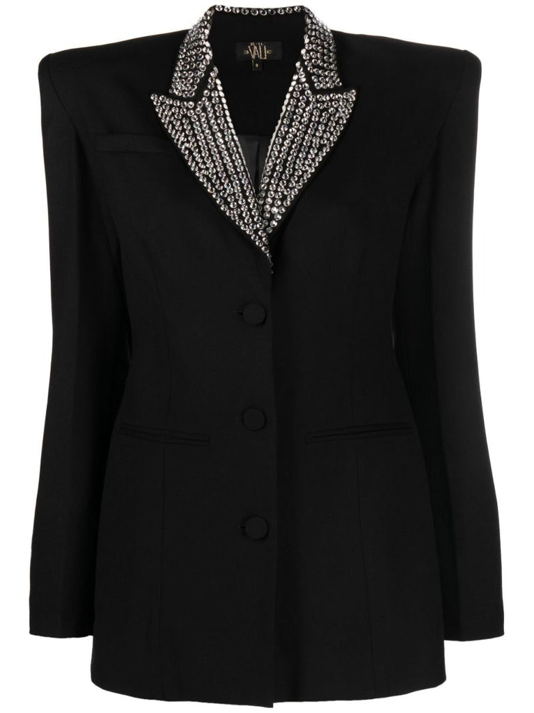 Black Elvis Crystal Blazer