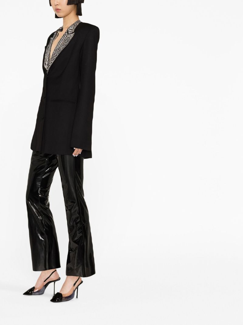Black Elvis Crystal Blazer