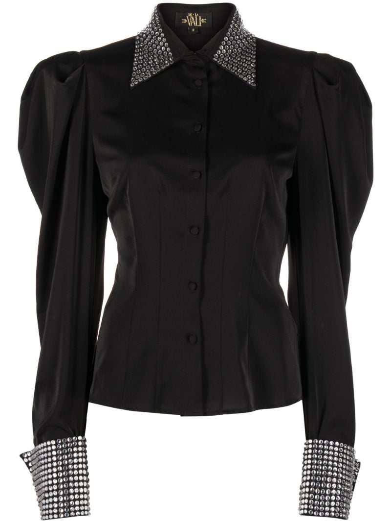 Black El Paso Crystal Shirt
