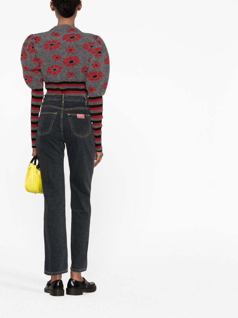 Black Straight-leg Jeans