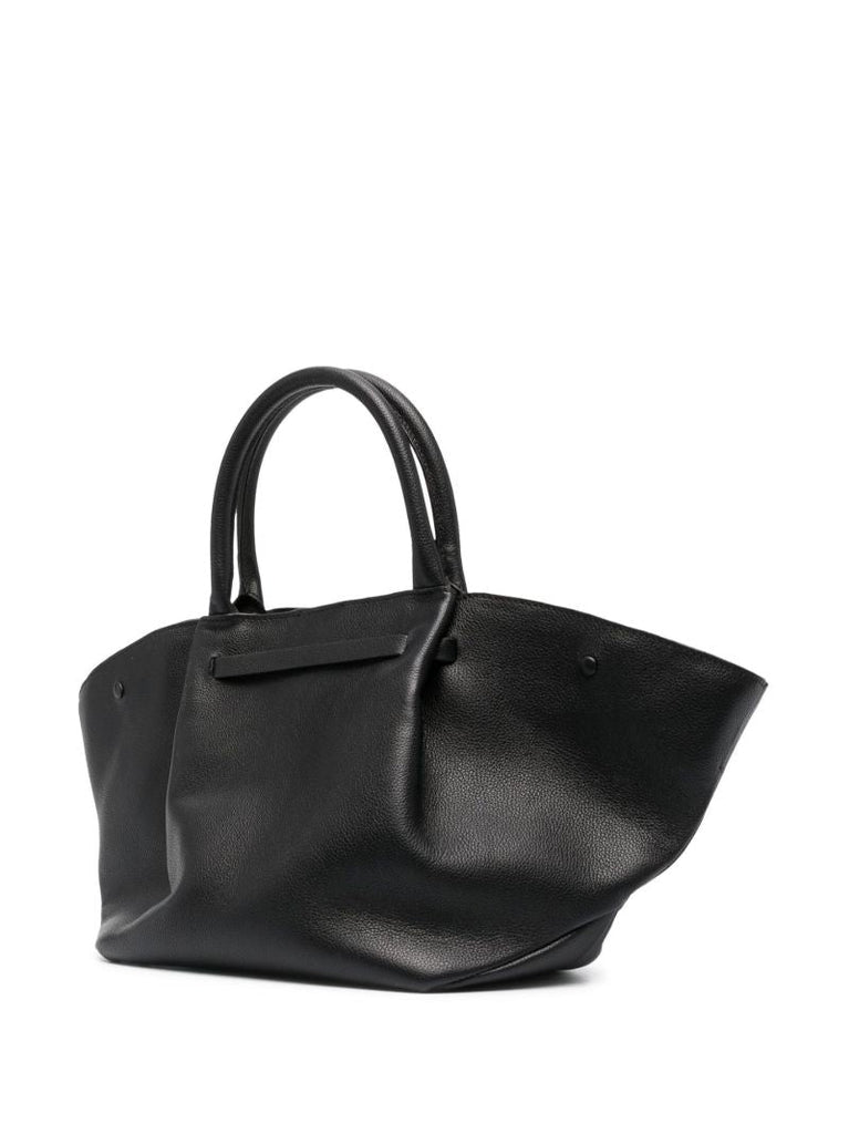 Black the Midi New York Leather Tote Bag