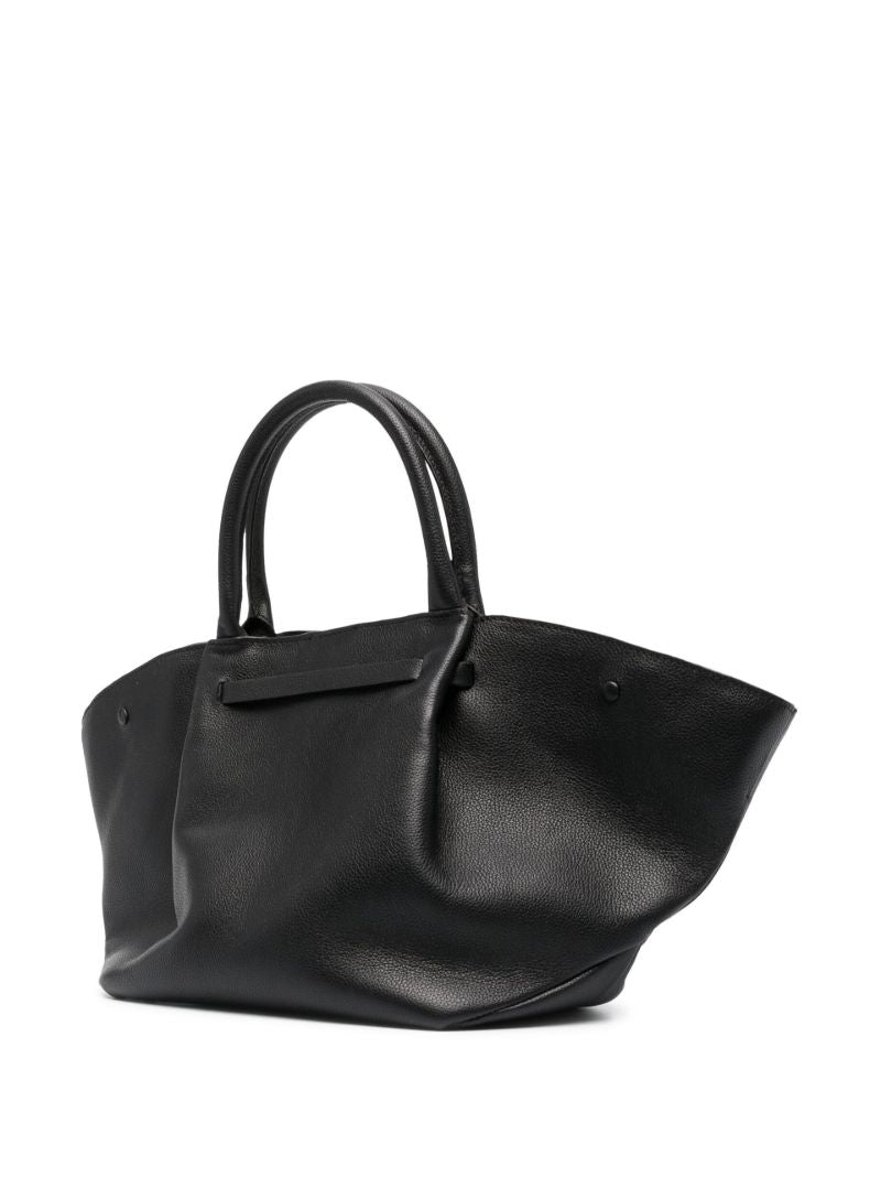 Black the Midi New York Leather Tote Bag