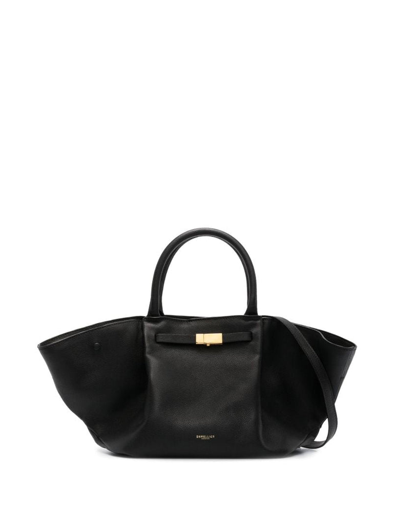 Black the Midi New York Leather Tote Bag