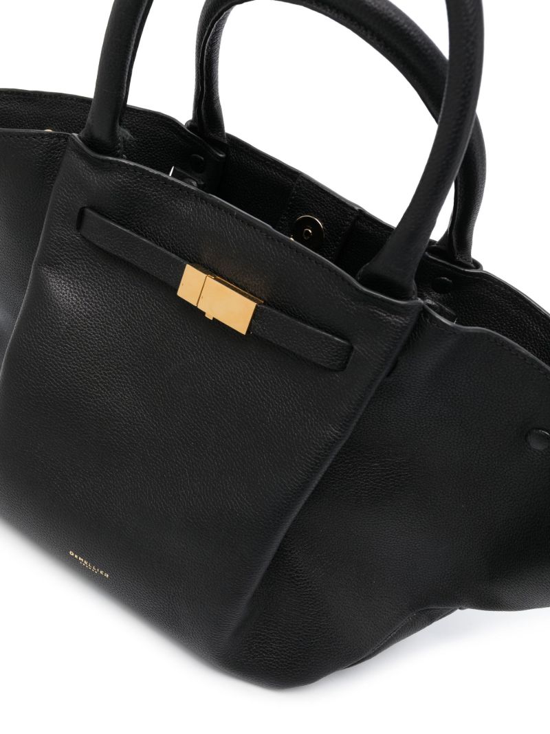 Black the Midi New York Leather Tote Bag