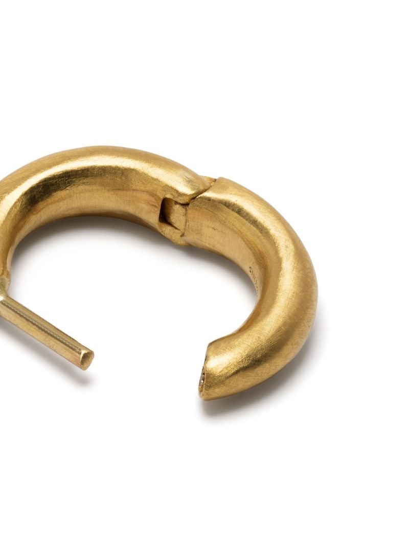 Yellow Gold Huga Hoop Earrings