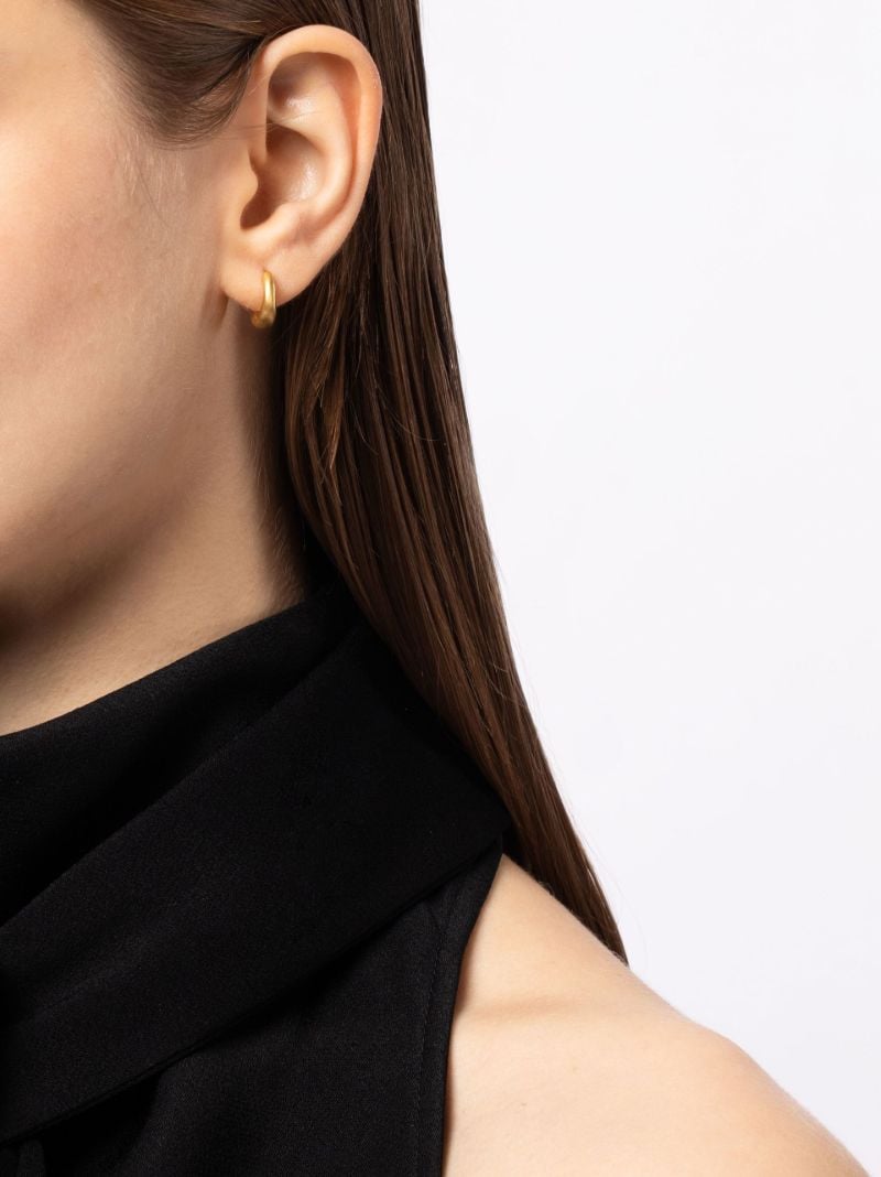 Yellow Gold Huga Hoop Earrings