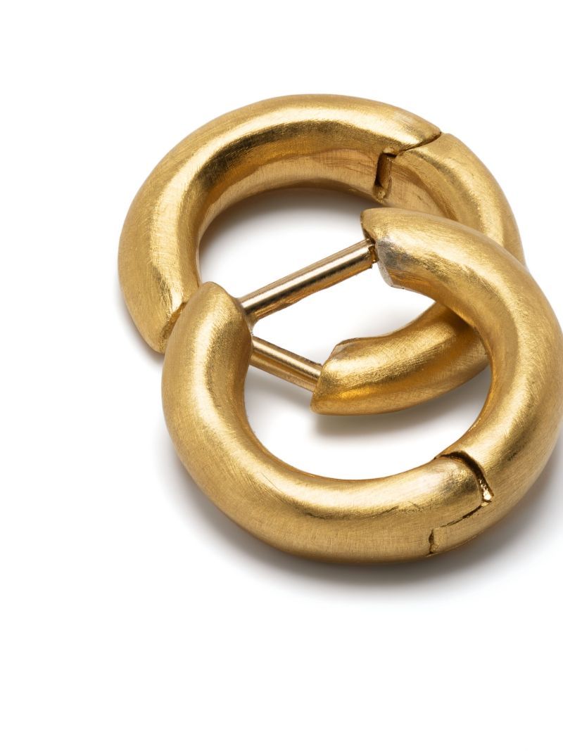 Yellow Gold Huga Hoop Earrings