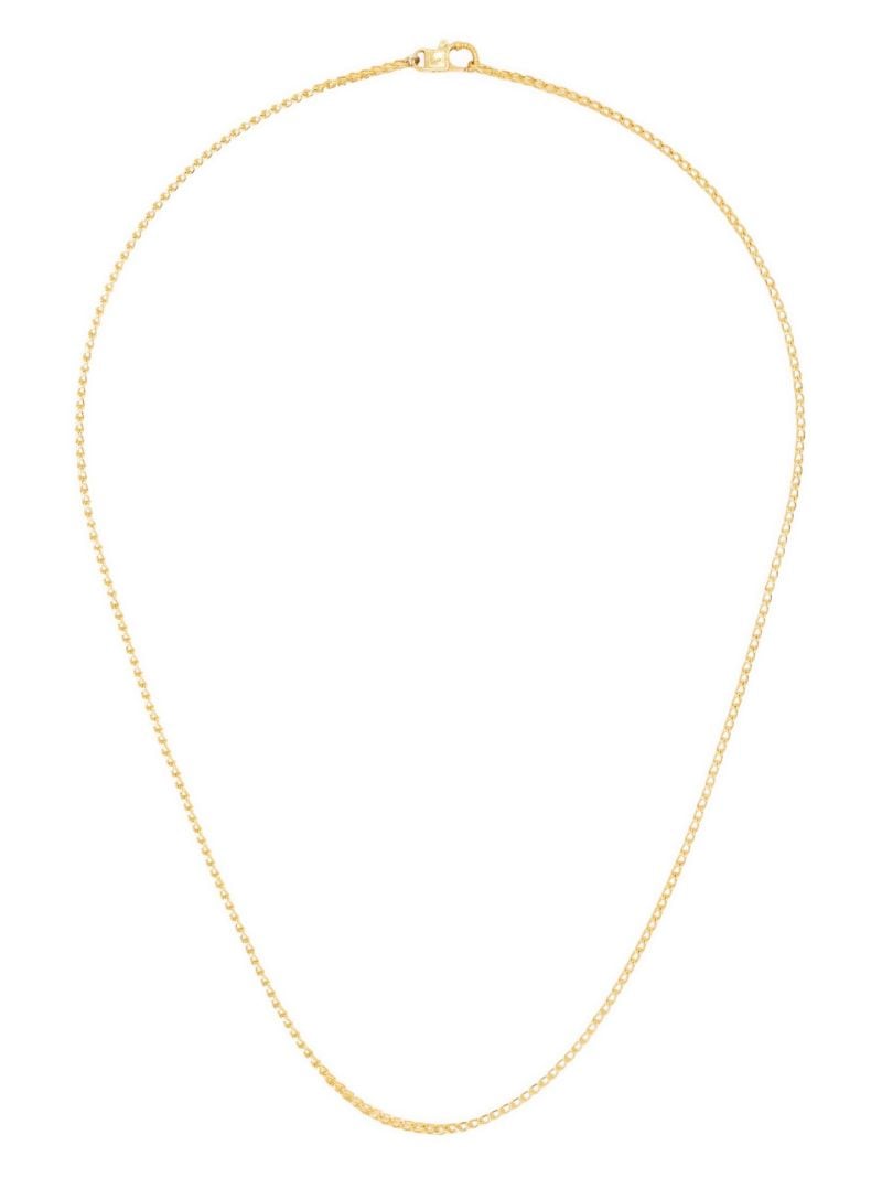 22k Yellow Gold Solo Loop-in-loop Chain Necklace