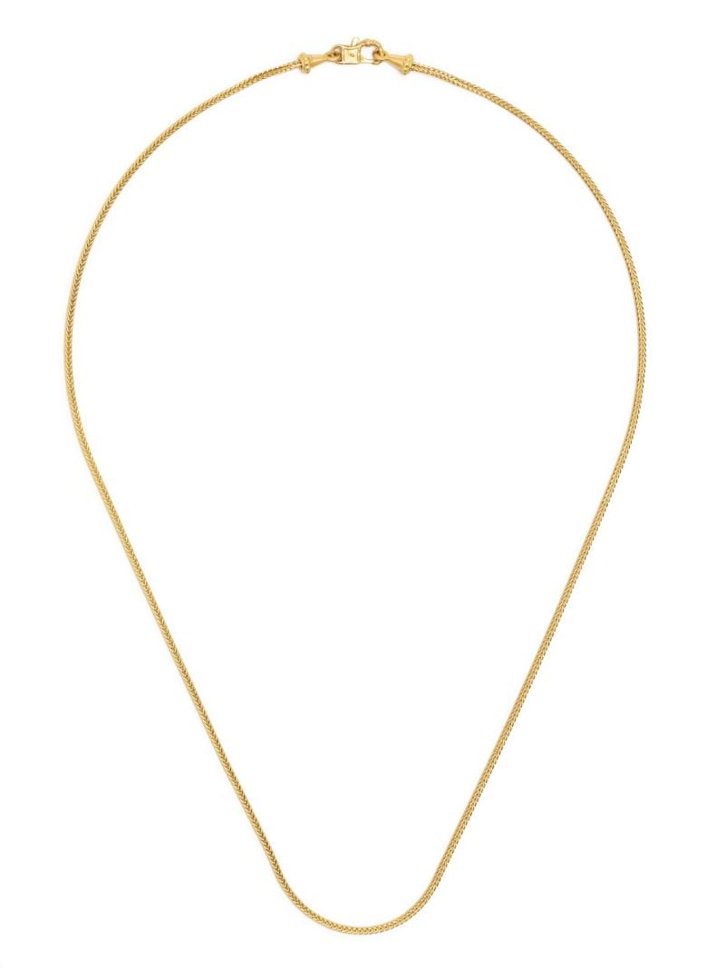 22k Yellow Gold Duo Loop-in-loop Chain Necklace