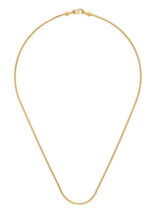 22k Yellow Gold Duo Loop-in-loop Chain Necklace