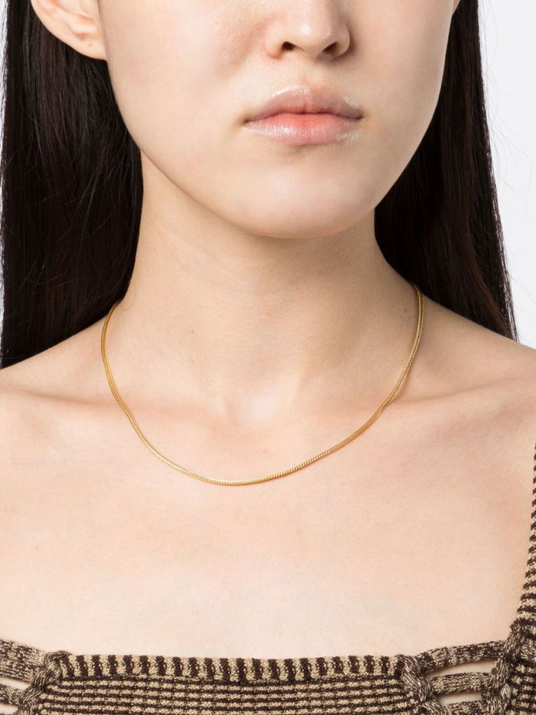 22k Yellow Gold Duo Loop-in-loop Necklace