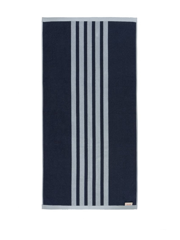 Blue Striped Organic Cotton Towel Set
