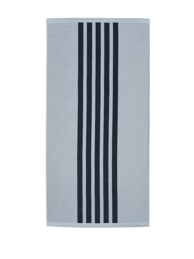 Blue Striped Organic Cotton Towel Set