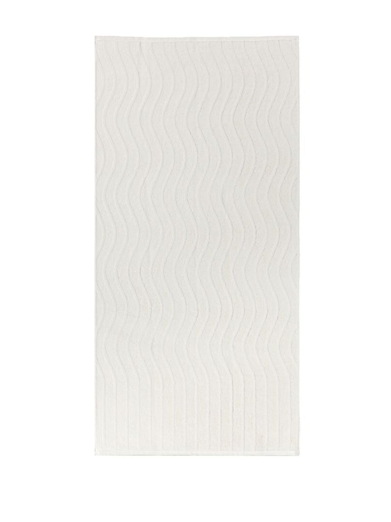 Green and White Bathing Towel Set