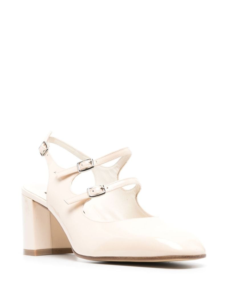 Cream Banana 70 Mary Jane Slingback Pumps