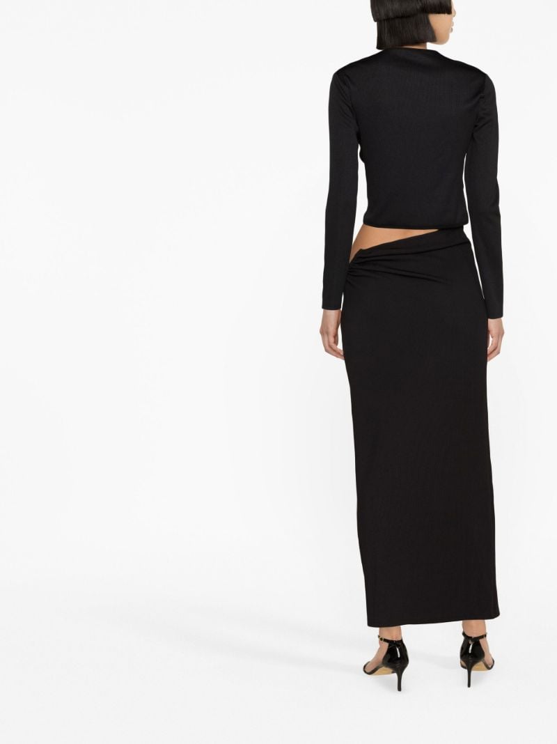Black Multi-orbit Long-sleeved Top