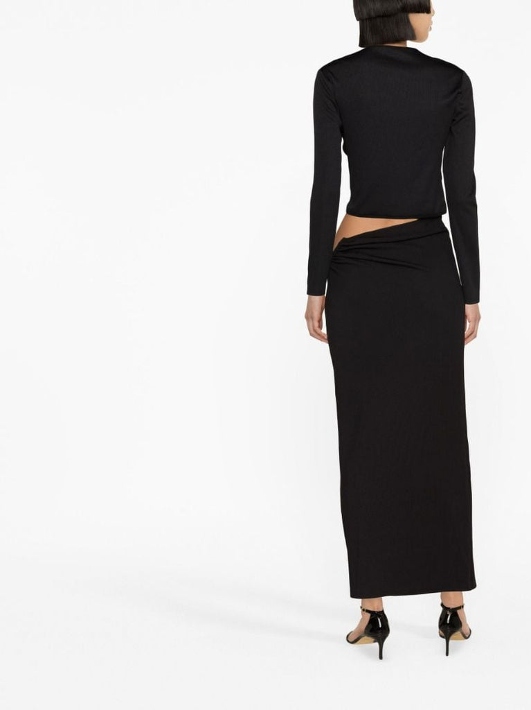 Black Multi-orbit Long-sleeved Top