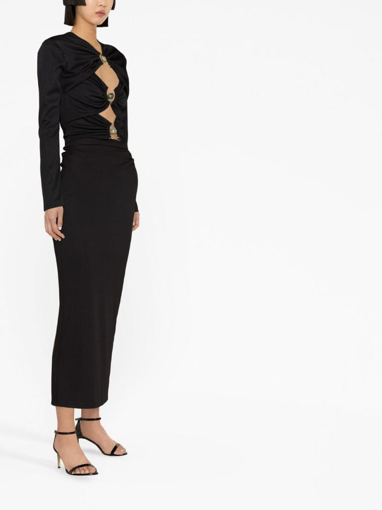 Black Multi-orbit Long-sleeved Top