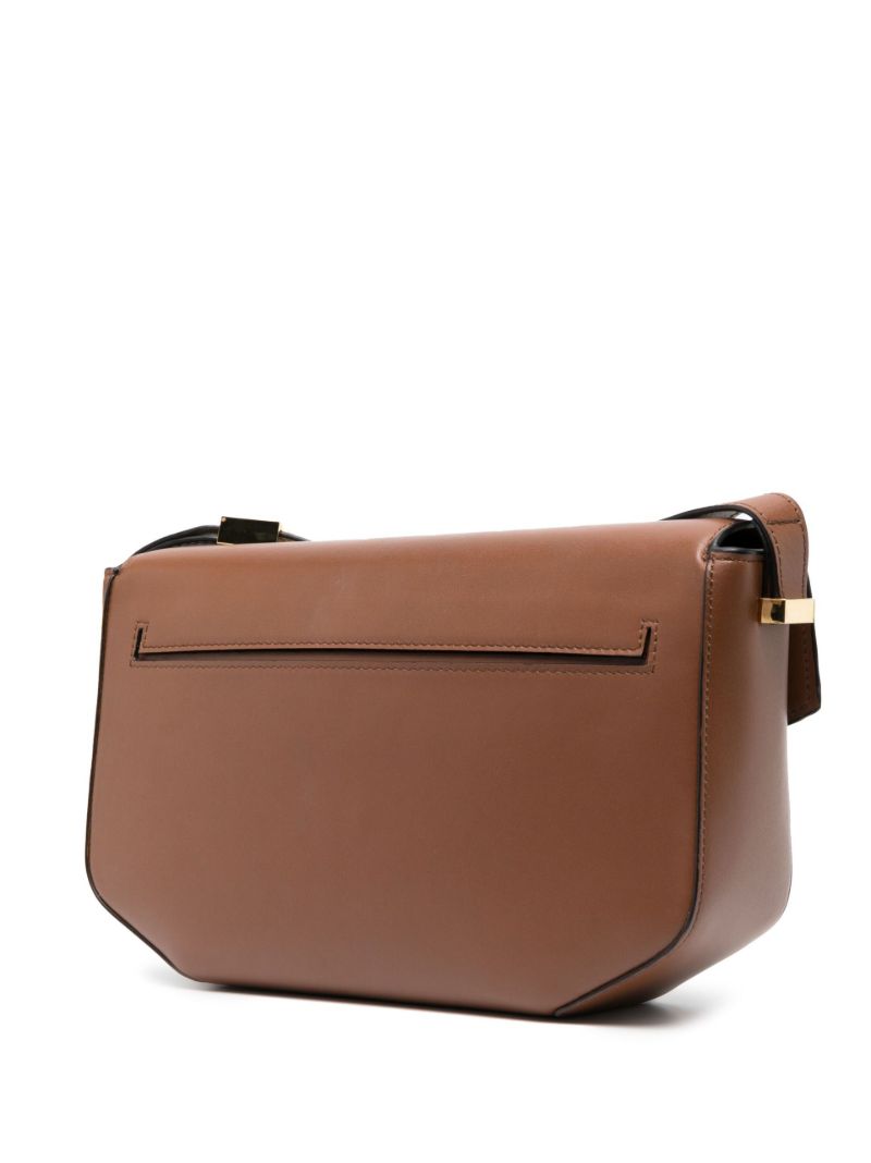 Brown London Leather Crossbody Bag