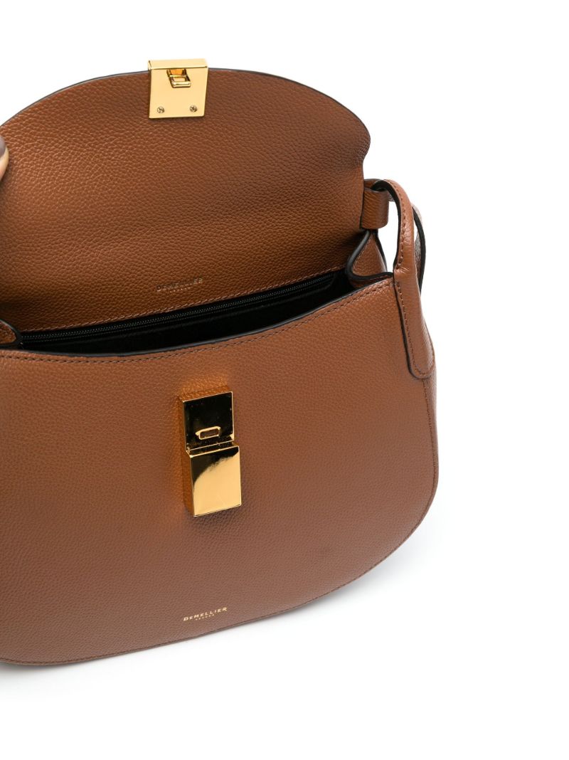 Brown Lausanne Leather Cross Body Bag