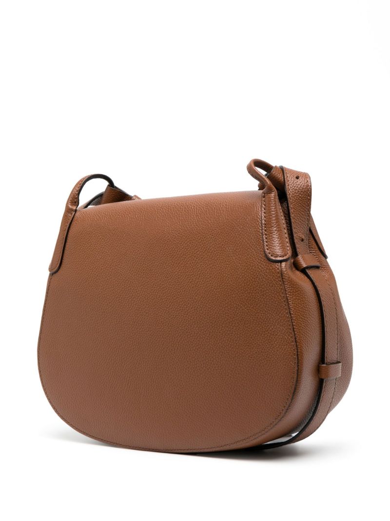 Brown Lausanne Leather Cross Body Bag