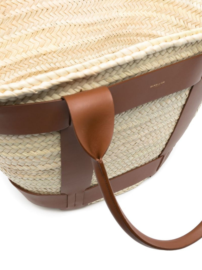Neutral Santorini Maxi Raffia Tote Bag