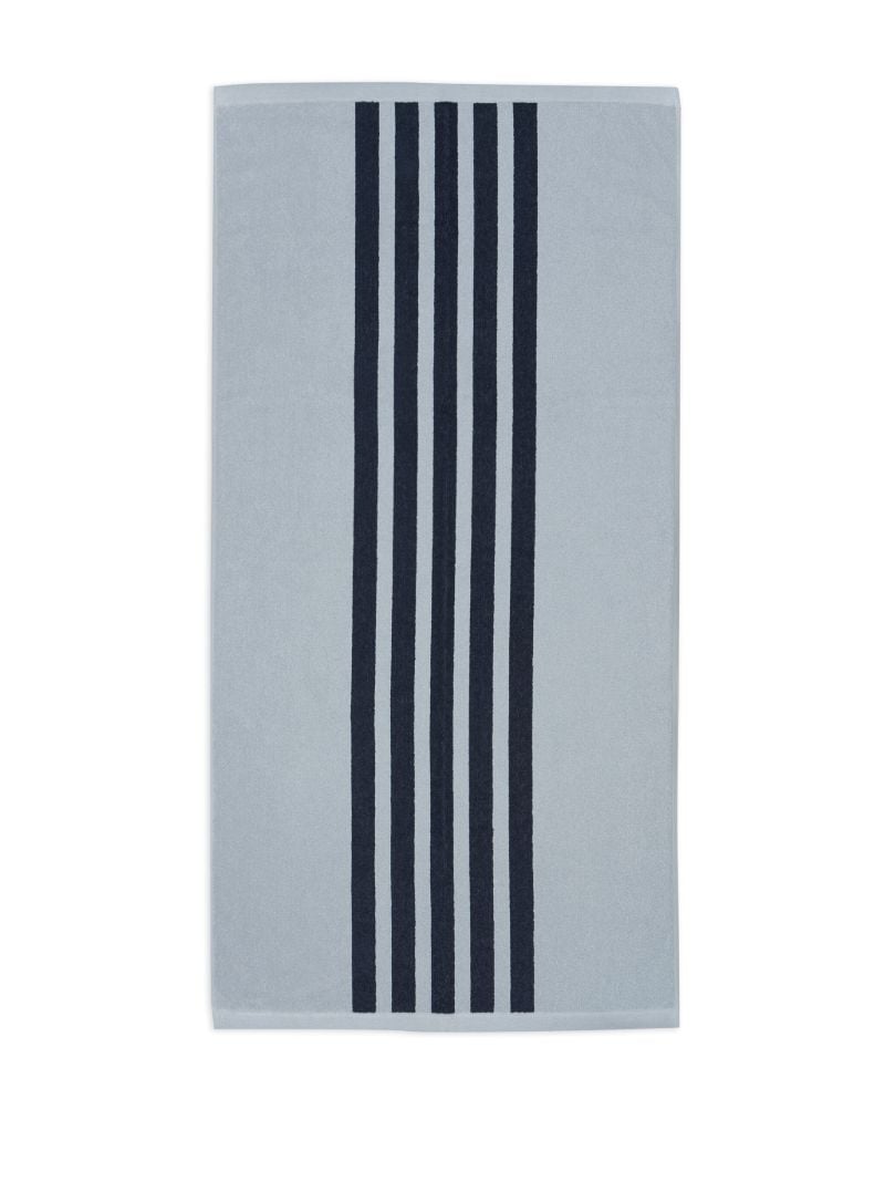 Blue Striped Organic Cotton Towel Set