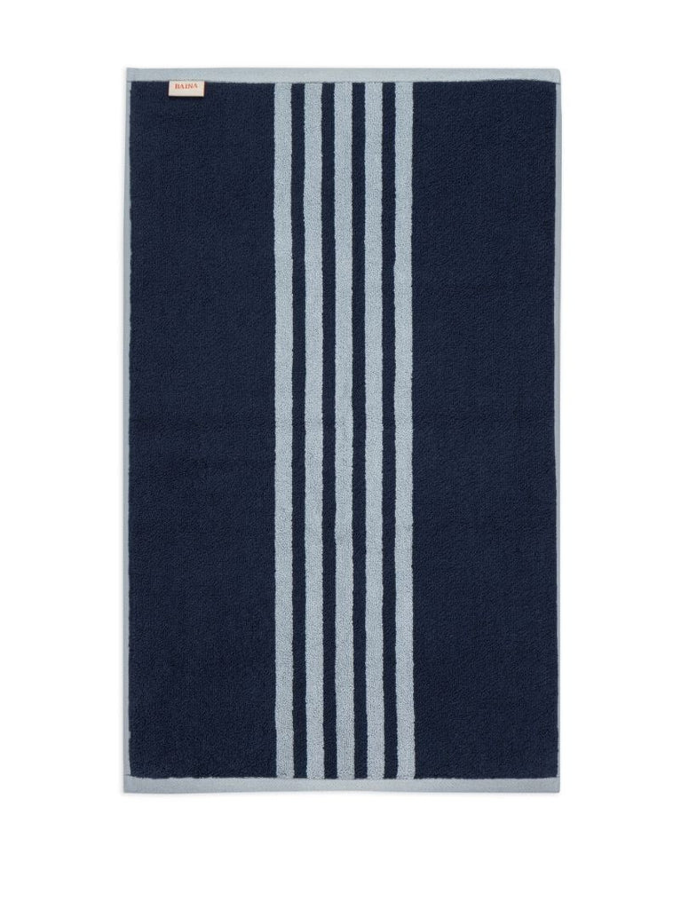 Blue Striped Organic Cotton Towel Set