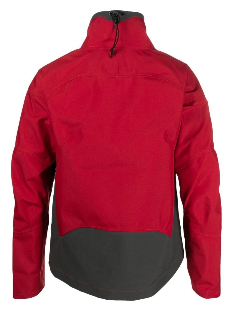 Red Scheleton Zip-fastening Jacket