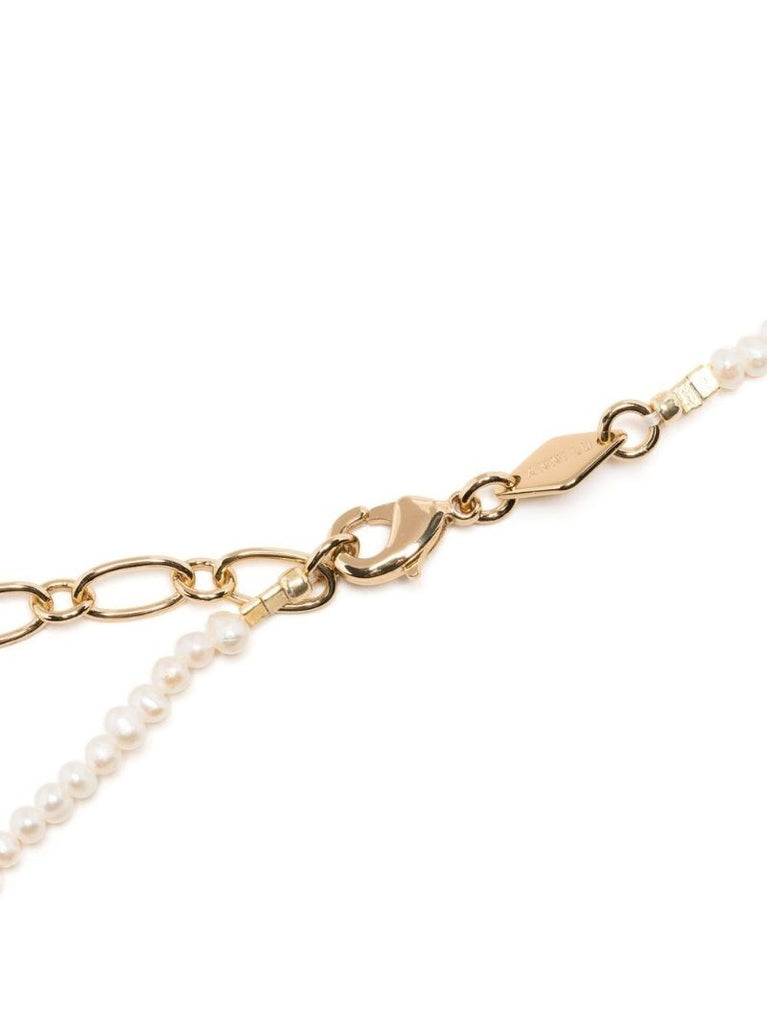 Gold-plated Mini Mal Pearl Necklace