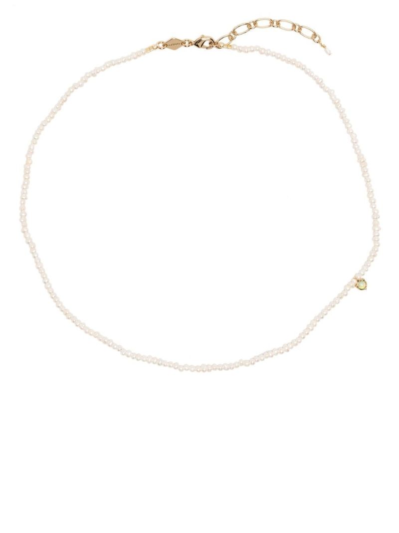 Gold-plated Mini Mal Pearl Necklace
