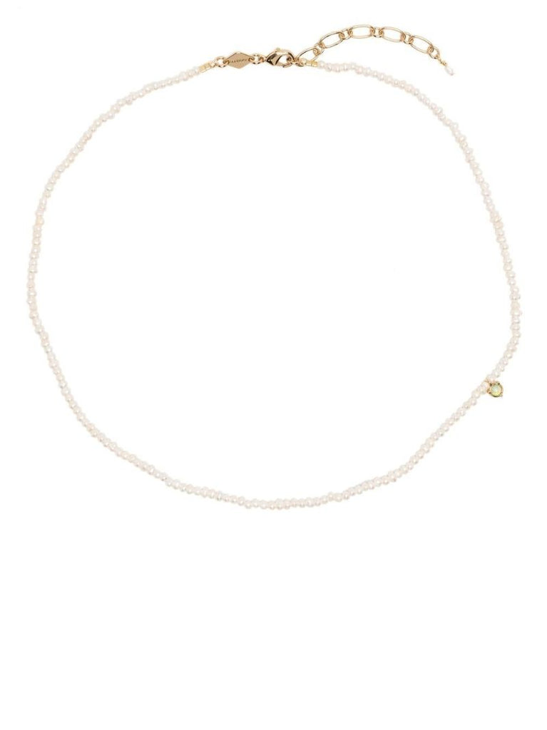 Gold-plated Mini Mal Pearl Necklace
