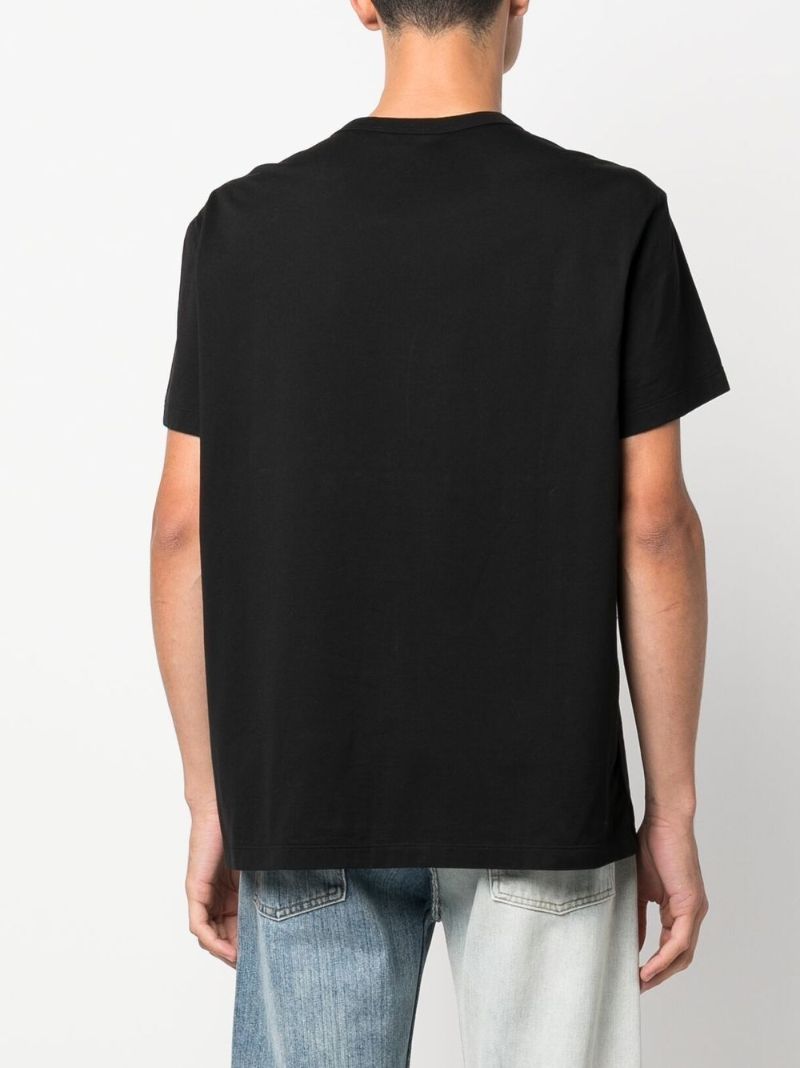 Black Logo Print Short Sleeve T-shirt