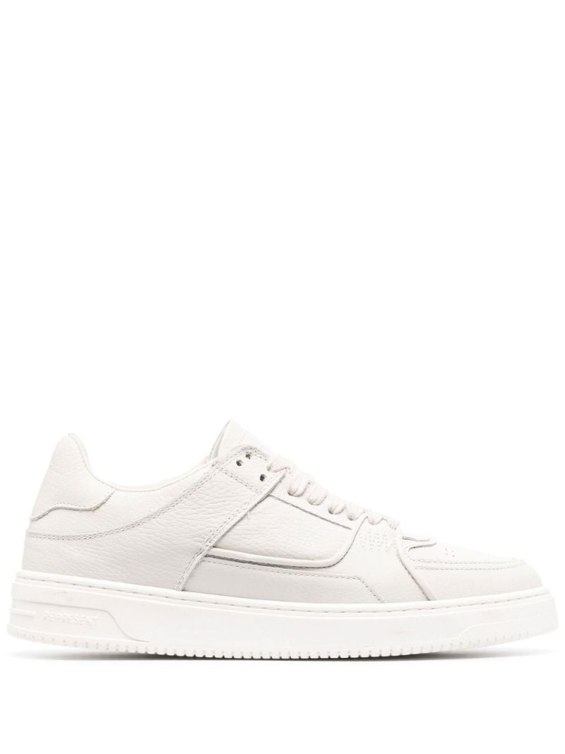 White Apex Low-top Leather Sneakers