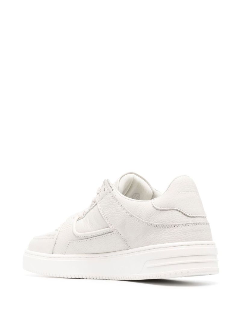 White Apex Low-top Leather Sneakers
