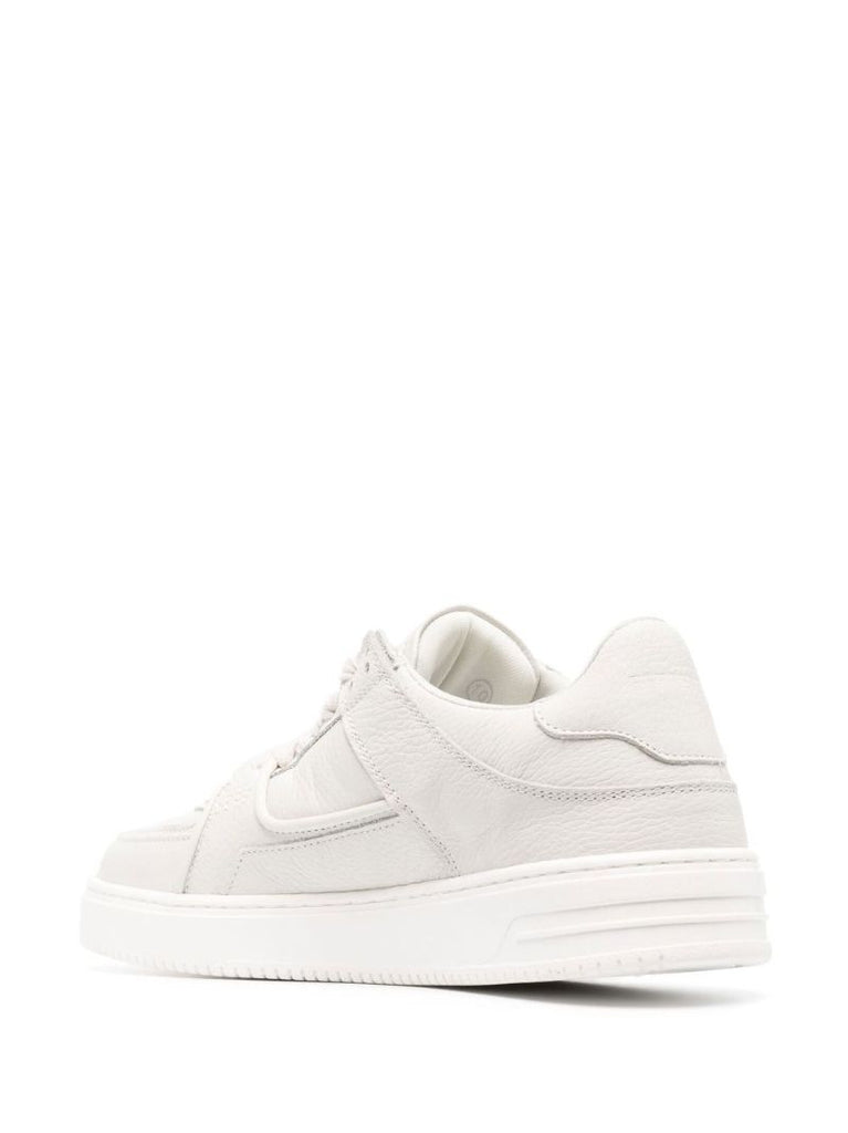 White Apex Low-top Leather Sneakers