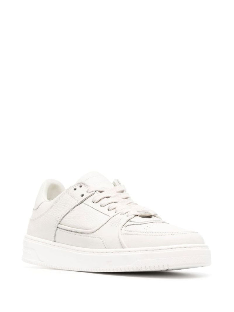 White Apex Low-top Leather Sneakers
