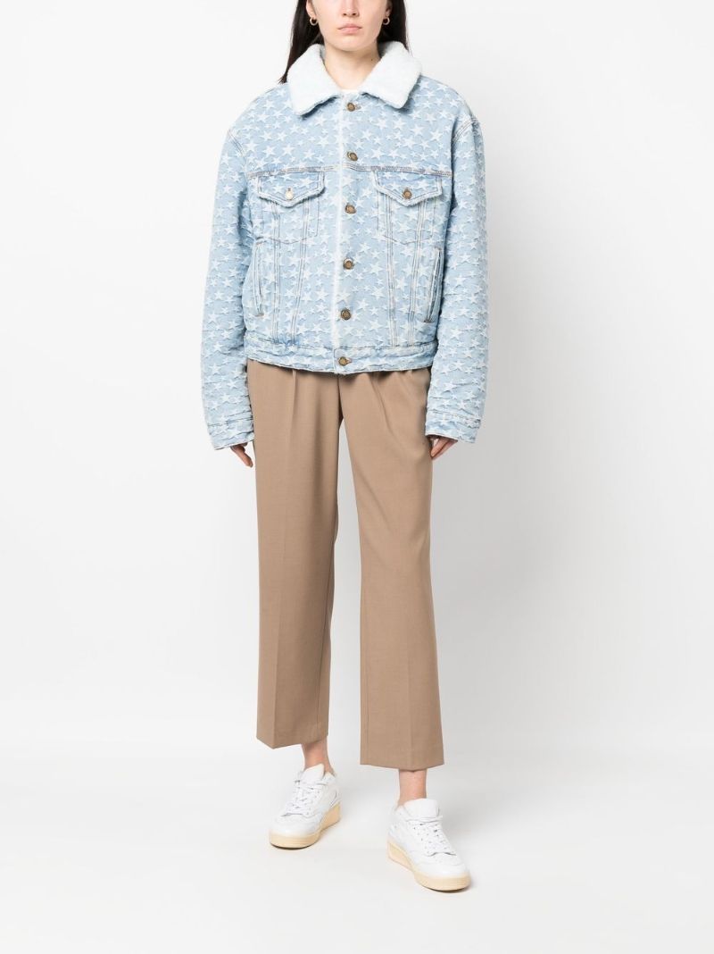 Blue Star-jacquard Denim Jacket