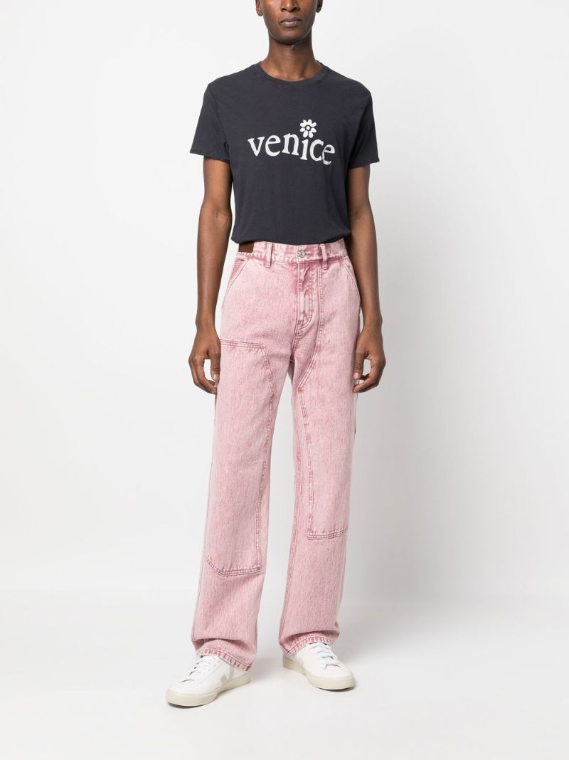 Black Venice Printed T-shirt