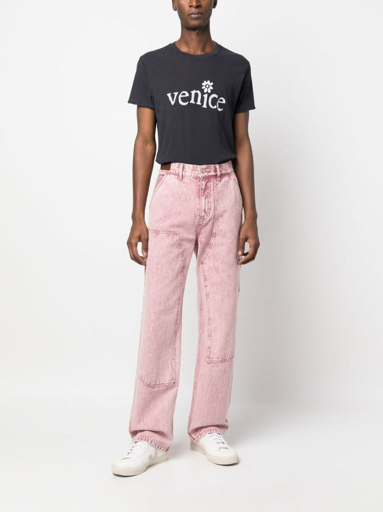 Black Venice Printed T-shirt