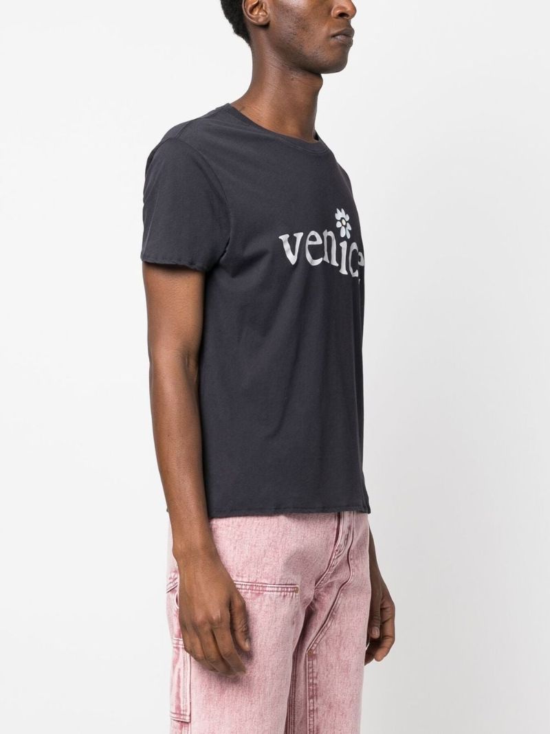 Black Venice Printed T-shirt