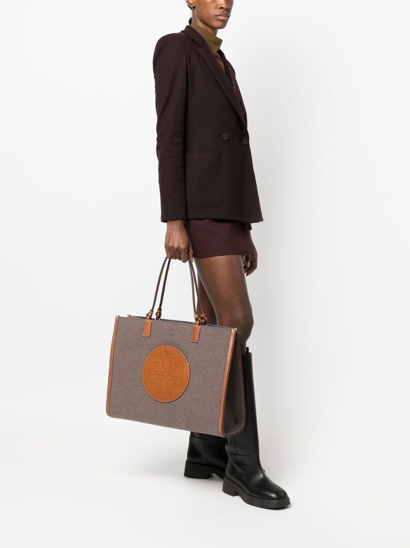 Grey Ella Felt Tote Bag