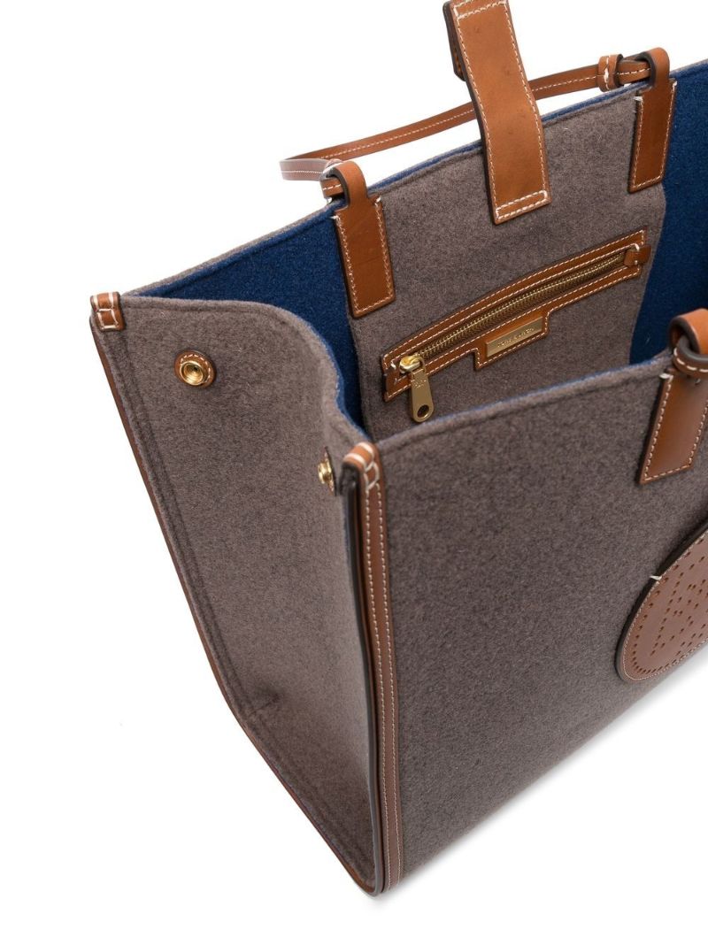 Grey Ella Felt Tote Bag